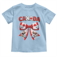 Proud Canadian National Soccer Lover Toddler T Shirt Football Fan Gift