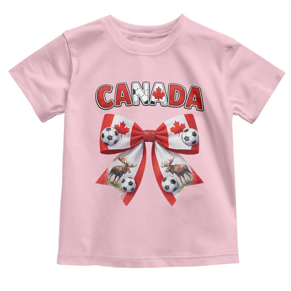 Proud Canadian National Soccer Lover Toddler T Shirt Football Fan Gift