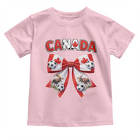 Proud Canadian National Soccer Lover Toddler T Shirt Football Fan Gift