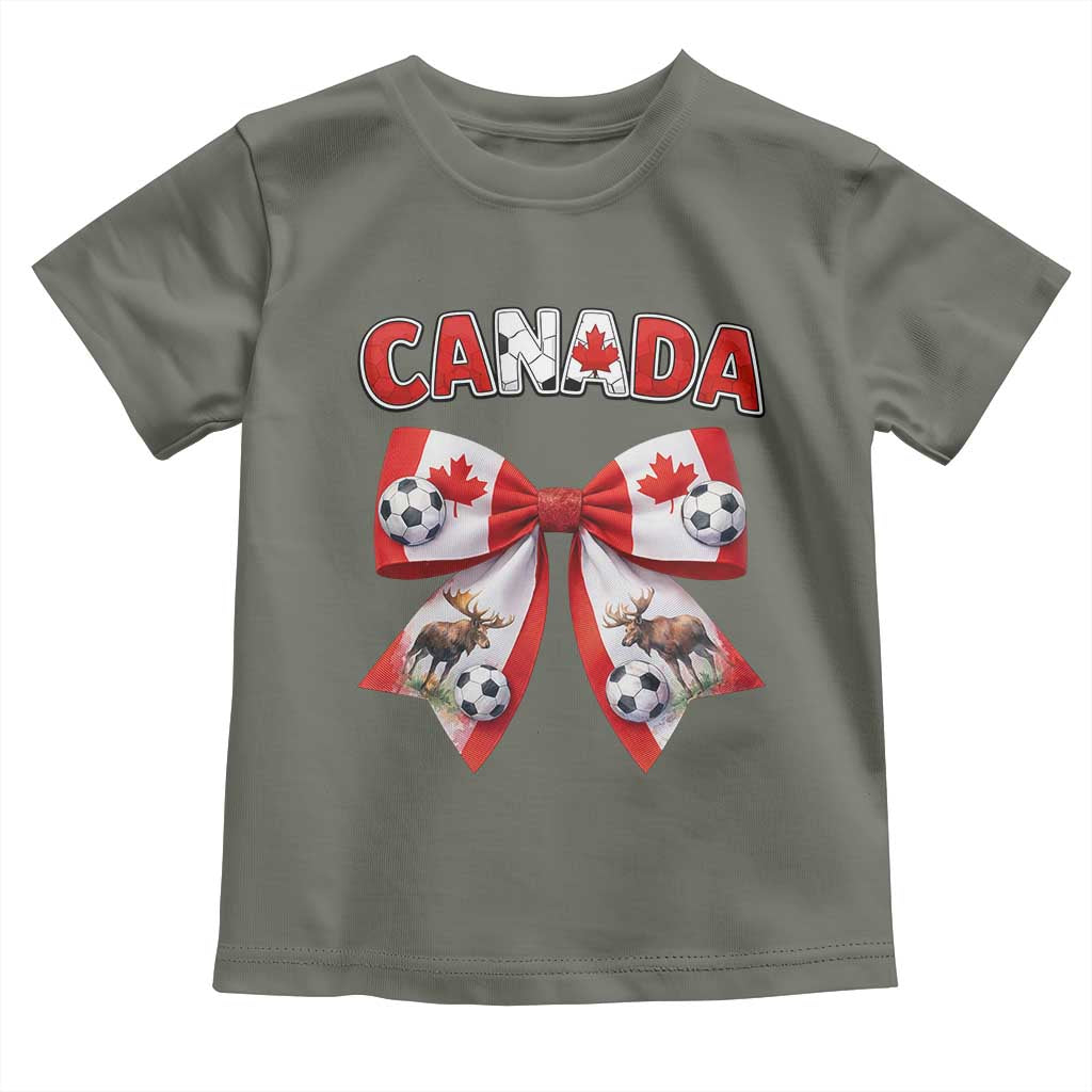 Proud Canadian National Soccer Lover Toddler T Shirt Football Fan Gift