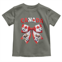 Proud Canadian National Soccer Lover Toddler T Shirt Football Fan Gift