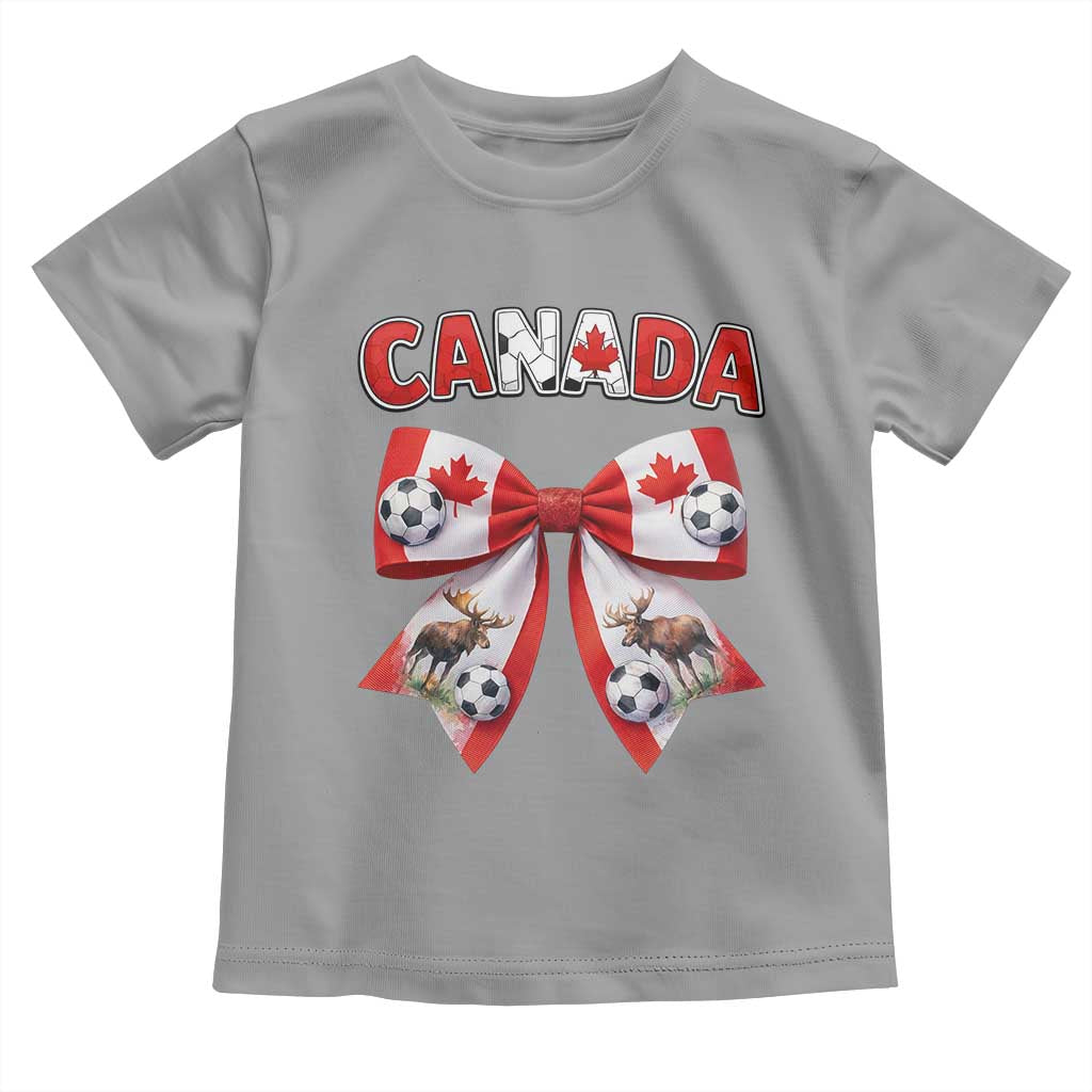 Proud Canadian National Soccer Lover Toddler T Shirt Football Fan Gift
