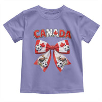 Proud Canadian National Soccer Lover Toddler T Shirt Football Fan Gift