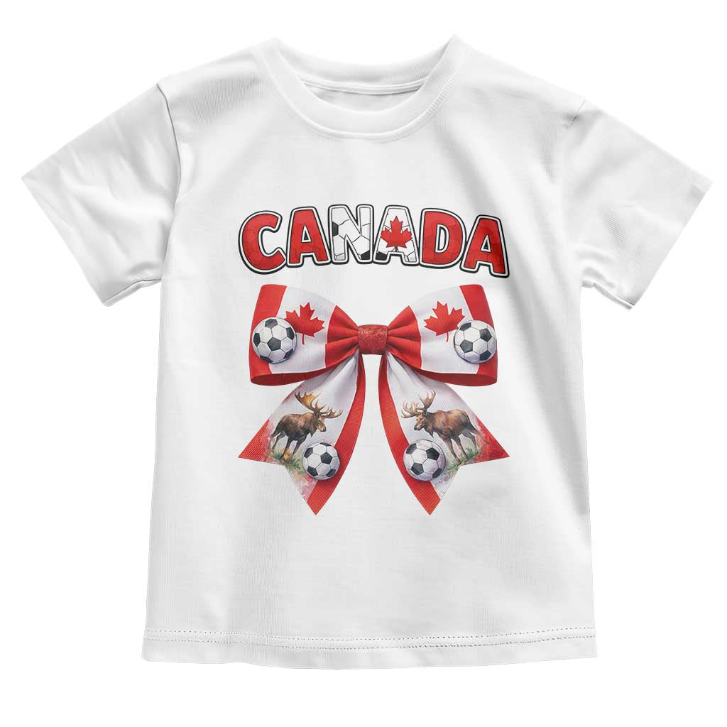 Proud Canadian National Soccer Lover Toddler T Shirt Football Fan Gift