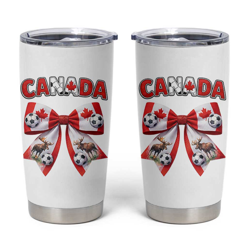Proud Canadian National Soccer Lover Tumbler Cup Football Fan Gift
