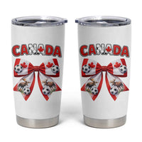 Proud Canadian National Soccer Lover Tumbler Cup Football Fan Gift