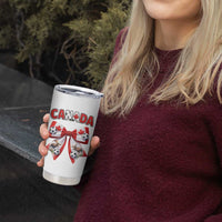 Proud Canadian National Soccer Lover Tumbler Cup Football Fan Gift