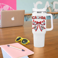 Proud Canadian National Soccer Lover Tumbler With Handle Football Fan Gift
