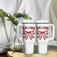 Proud Canadian National Soccer Lover Tumbler With Handle Football Fan Gift