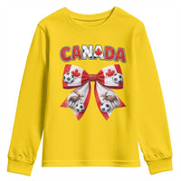 Proud Canadian National Soccer Lover Youth Sweatshirt Football Fan Gift