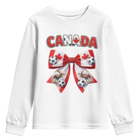 Proud Canadian National Soccer Lover Youth Sweatshirt Football Fan Gift