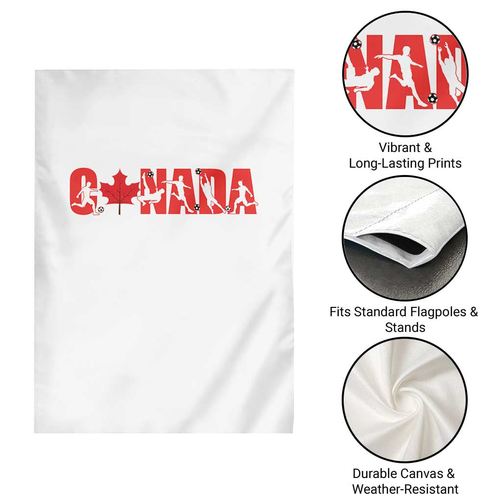 Canada National Soccer Lover Garden Flag Proud Canadian Fan Gift