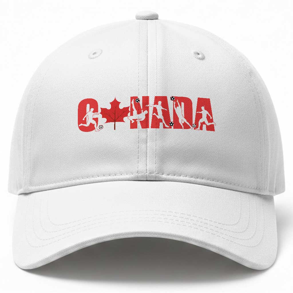 Canada National Soccer Lover Baseball Cap Proud Canadian Fan Gift