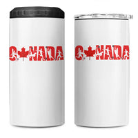 Canada National Soccer Lover 4 in 1 Can Cooler Tumbler Proud Canadian Fan Gift