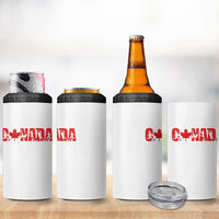 Canada National Soccer Lover 4 in 1 Can Cooler Tumbler Proud Canadian Fan Gift