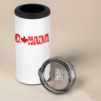 Canada National Soccer Lover 4 in 1 Can Cooler Tumbler Proud Canadian Fan Gift