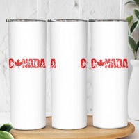 Canada National Soccer Lover Skinny Tumbler Proud Canadian Fan Gift