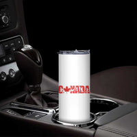 Canada National Soccer Lover Skinny Tumbler Proud Canadian Fan Gift