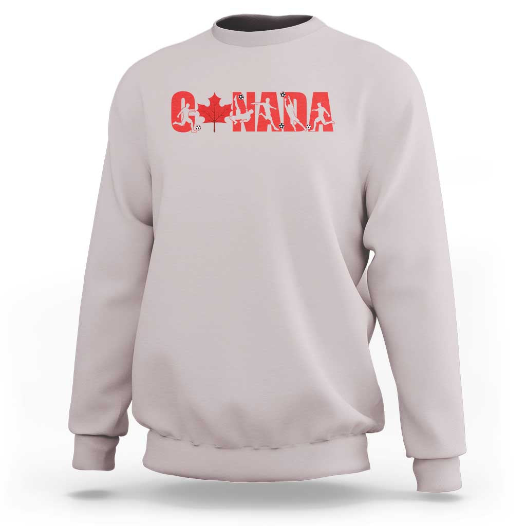 Canada National Soccer Lover Sweatshirt Proud Canadian Fan Gift