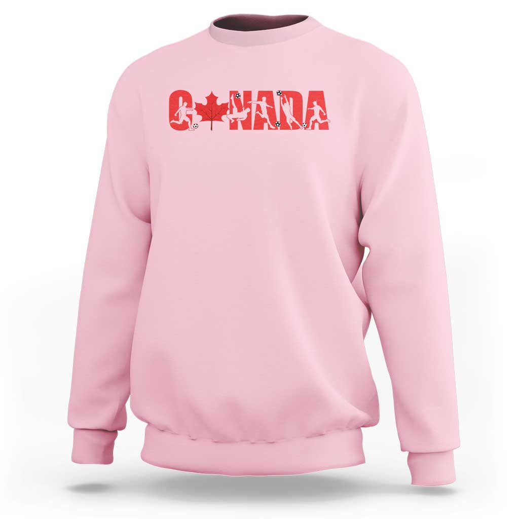 Canada National Soccer Lover Sweatshirt Proud Canadian Fan Gift