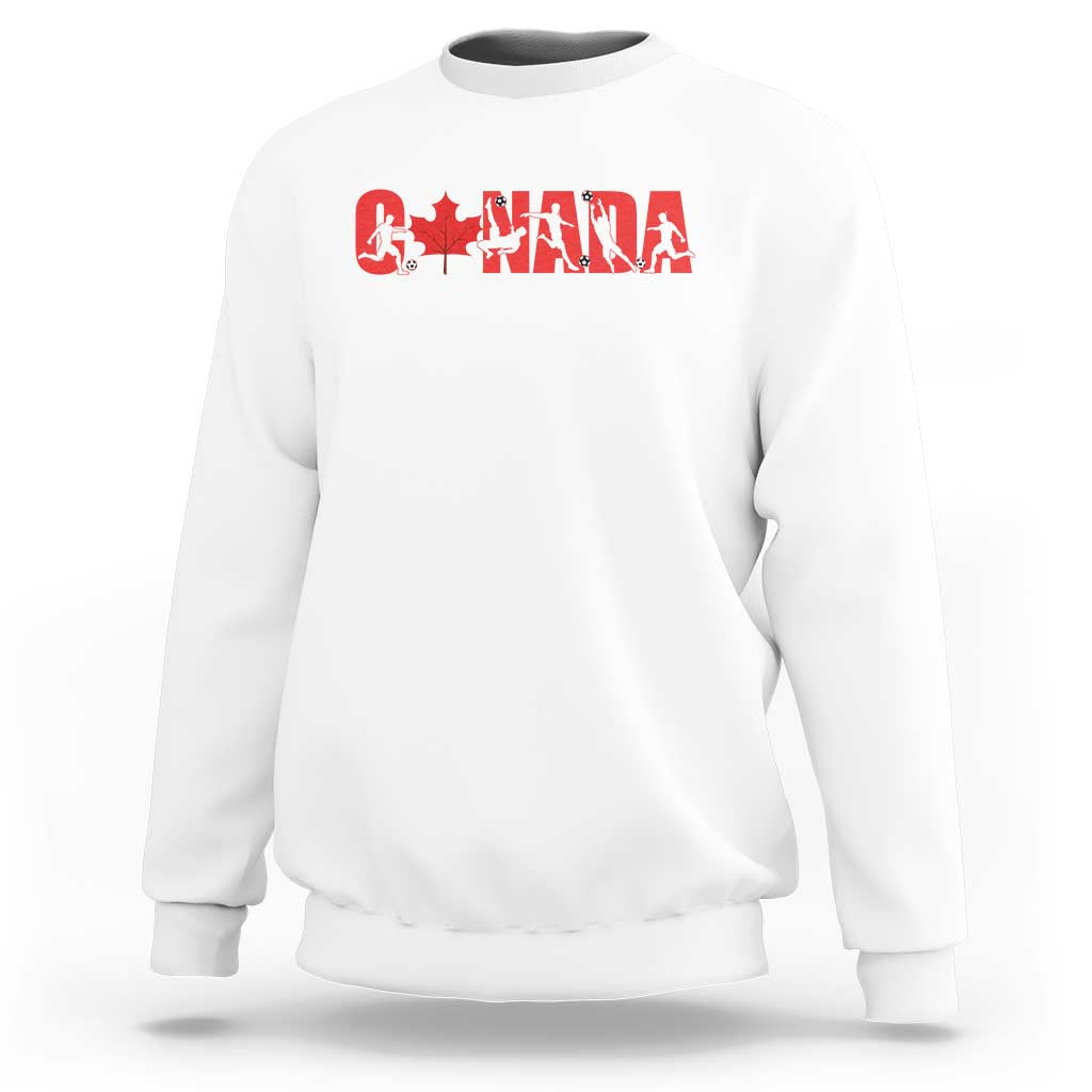 Canada National Soccer Lover Sweatshirt Proud Canadian Fan Gift