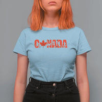 Canada National Soccer Lover T Shirt For Women Proud Canadian Fan Gift