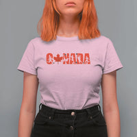 Canada National Soccer Lover T Shirt For Women Proud Canadian Fan Gift