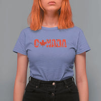 Canada National Soccer Lover T Shirt For Women Proud Canadian Fan Gift