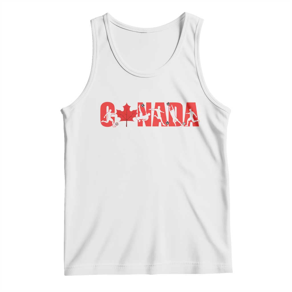 Canada National Soccer Lover Tank Top Proud Canadian Fan Gift