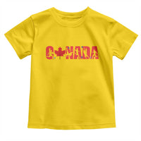 Canada National Soccer Lover Toddler T Shirt Proud Canadian Fan Gift