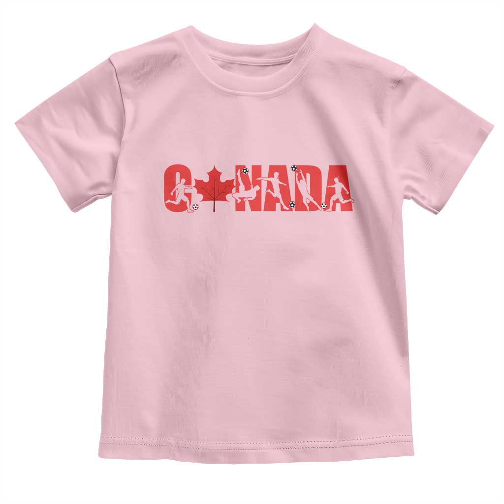 Canada National Soccer Lover Toddler T Shirt Proud Canadian Fan Gift