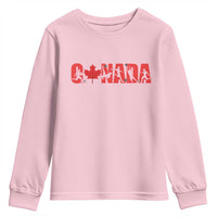 Canada National Soccer Lover Youth Sweatshirt Proud Canadian Fan Gift