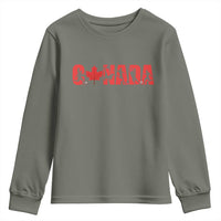 Canada National Soccer Lover Youth Sweatshirt Proud Canadian Fan Gift