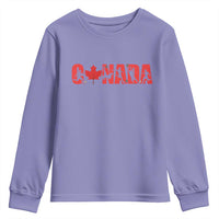 Canada National Soccer Lover Youth Sweatshirt Proud Canadian Fan Gift