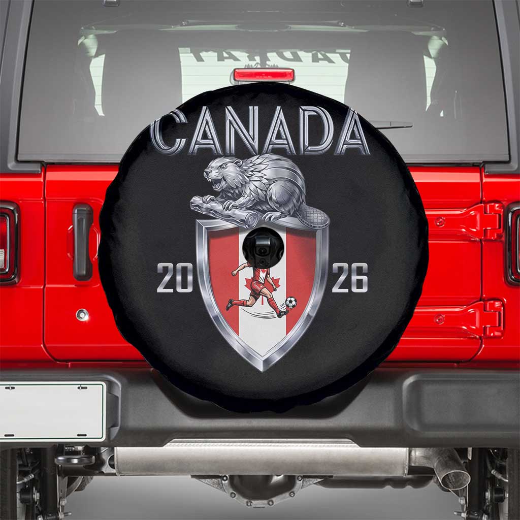 Canada National Soccer Fan Spare Tire Cover Proud Canadian Gift