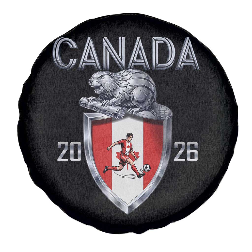 Canada National Soccer Fan Spare Tire Cover Proud Canadian Gift