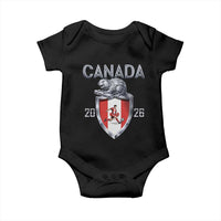 Canada National Soccer Fan Baby Onesie Proud Canadian Gift