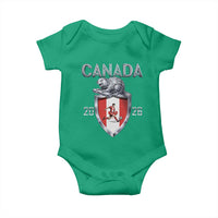 Canada National Soccer Fan Baby Onesie Proud Canadian Gift