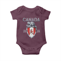 Canada National Soccer Fan Baby Onesie Proud Canadian Gift