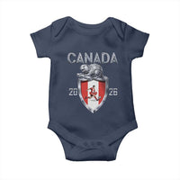 Canada National Soccer Fan Baby Onesie Proud Canadian Gift