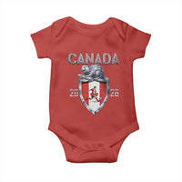 Canada National Soccer Fan Baby Onesie Proud Canadian Gift