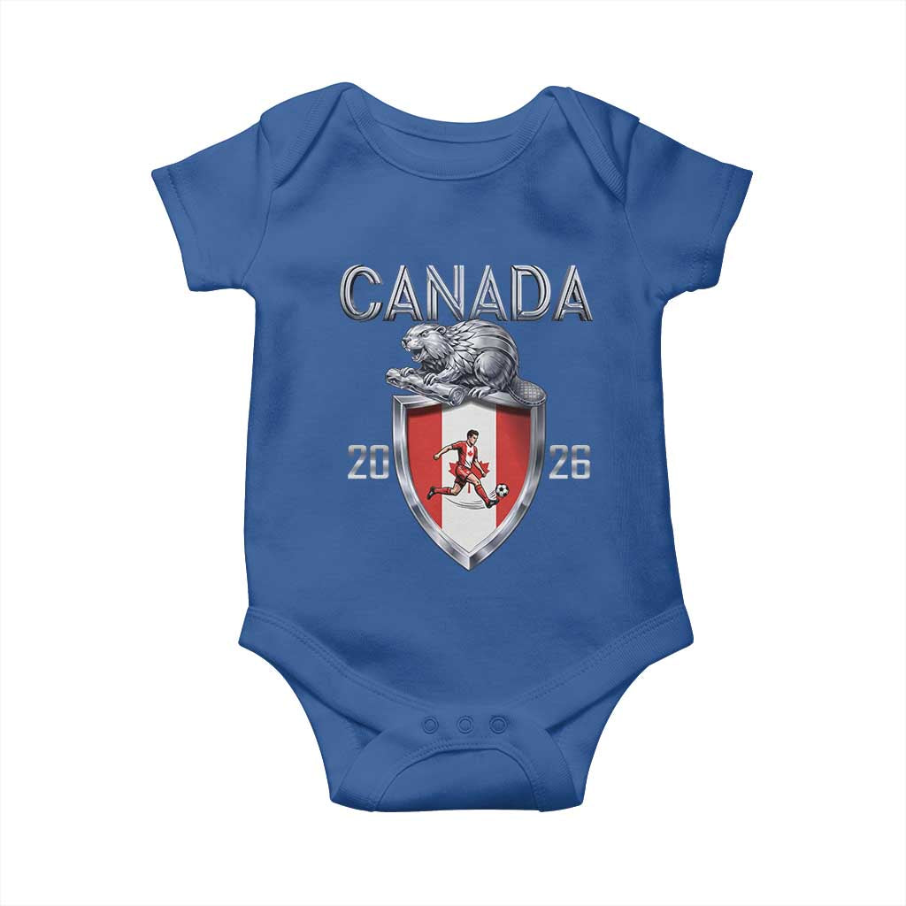 Canada National Soccer Fan Baby Onesie Proud Canadian Gift