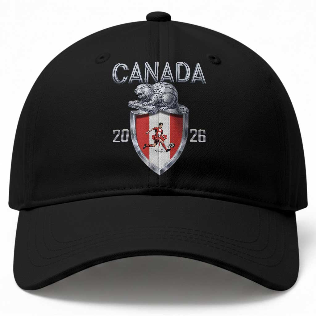 Canada National Soccer Fan Baseball Cap Proud Canadian Gift