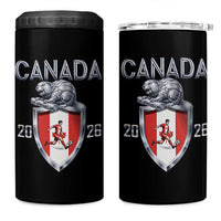 Canada National Soccer Fan 4 in 1 Can Cooler Tumbler Proud Canadian Gift