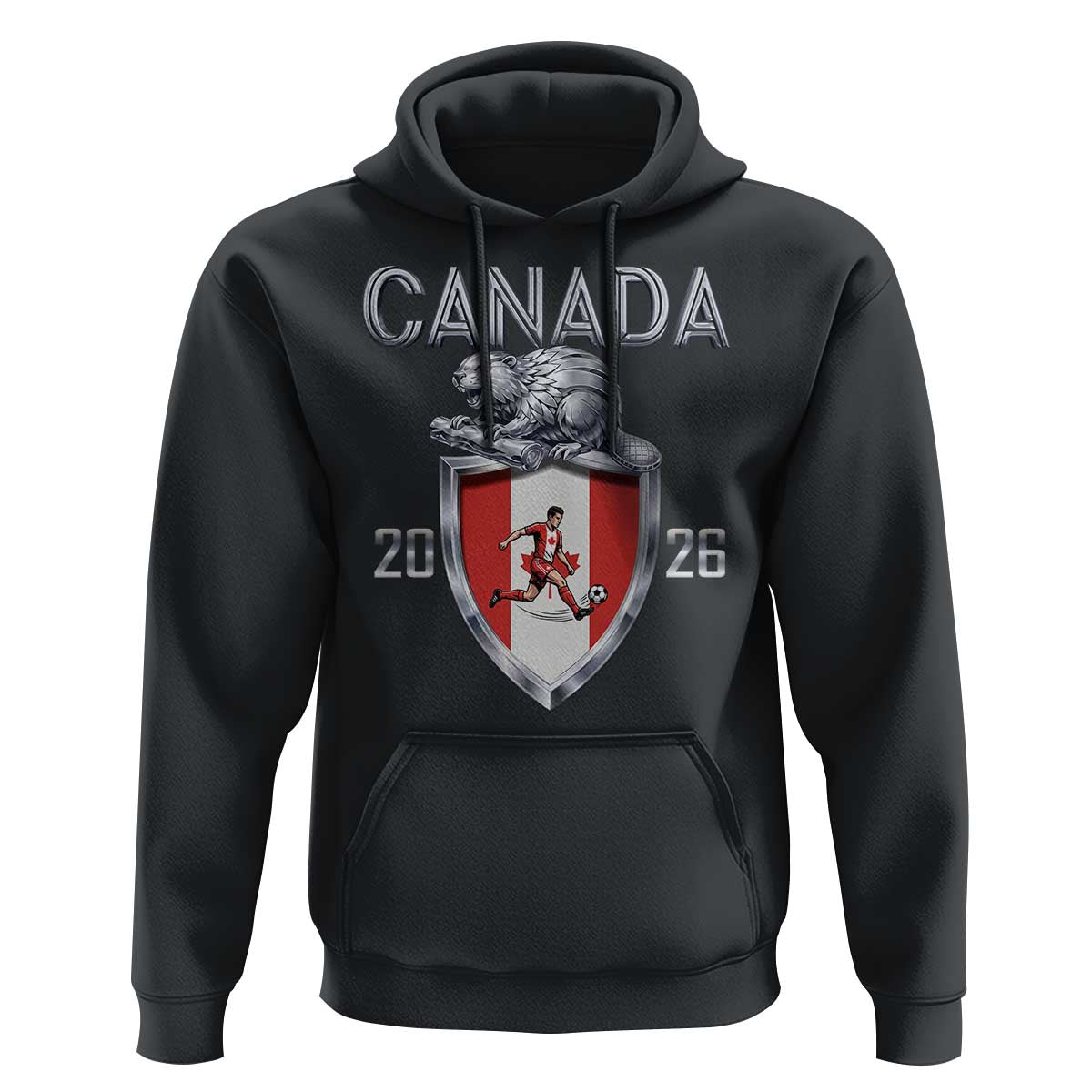 Canada National Soccer Fan Hoodie Proud Canadian Gift