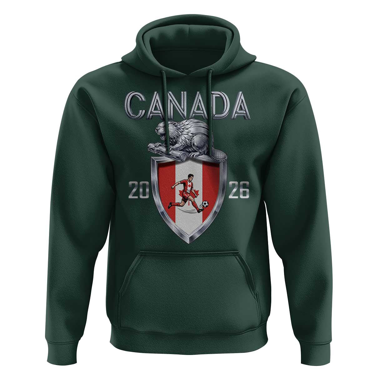 Canada National Soccer Fan Hoodie Proud Canadian Gift