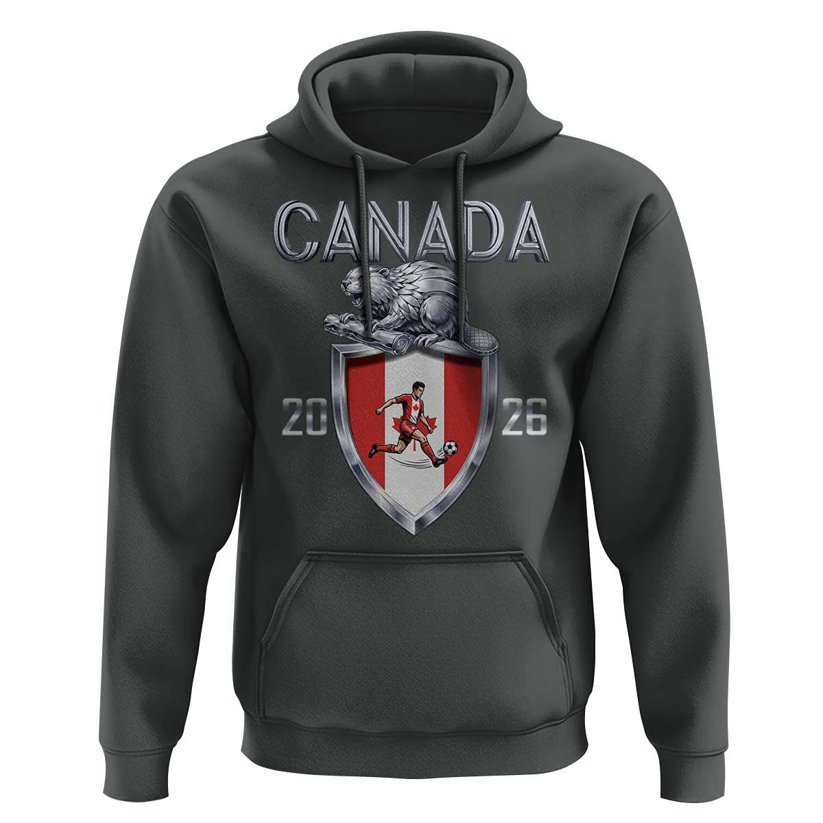 Canada National Soccer Fan Hoodie Proud Canadian Gift