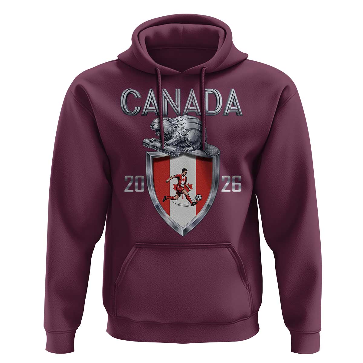 Canada National Soccer Fan Hoodie Proud Canadian Gift