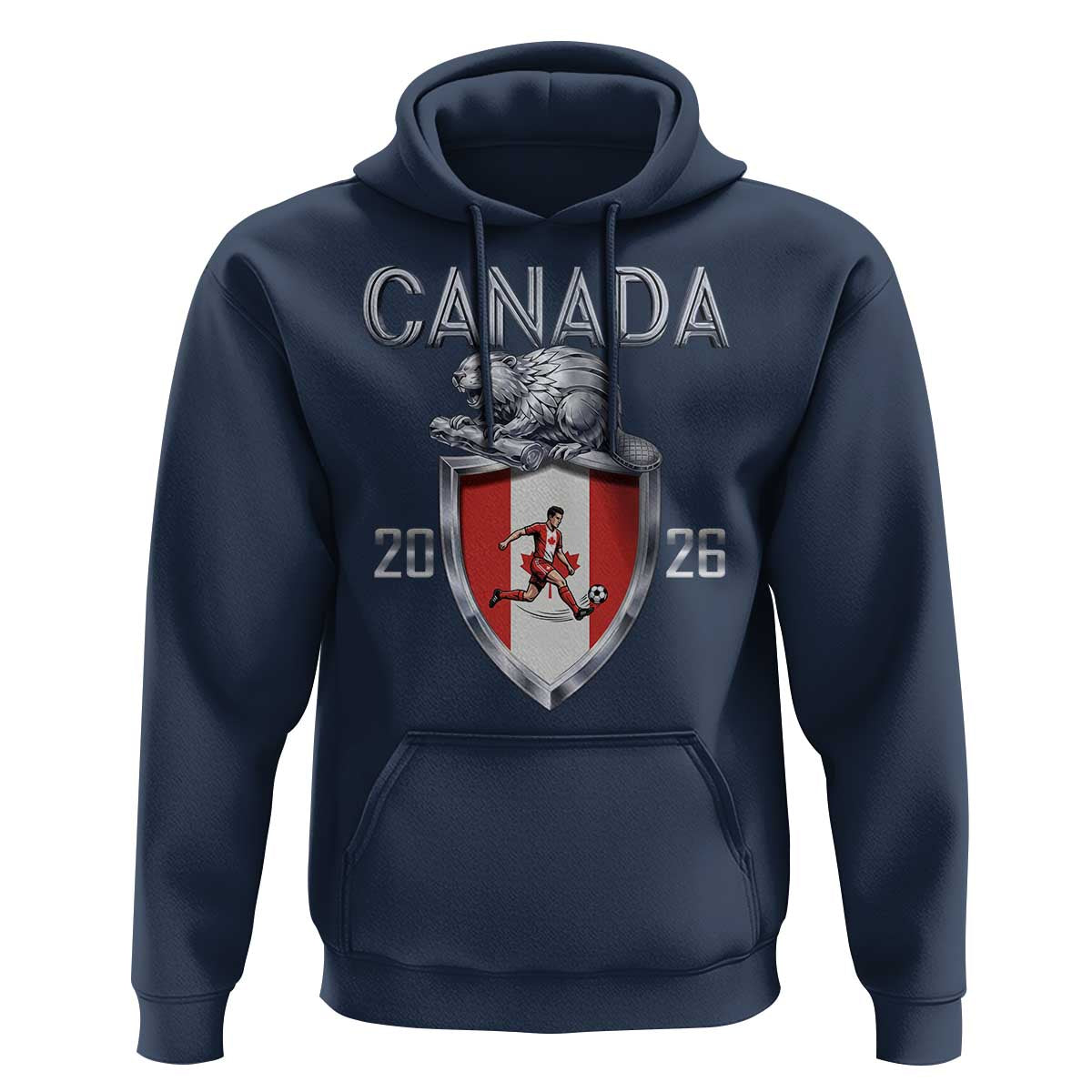 Canada National Soccer Fan Hoodie Proud Canadian Gift