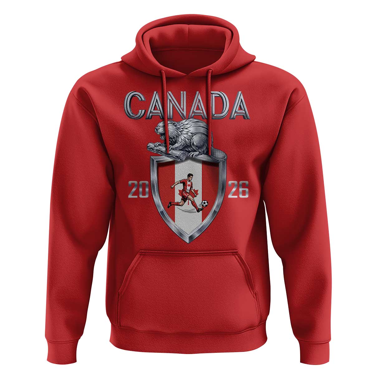 Canada National Soccer Fan Hoodie Proud Canadian Gift